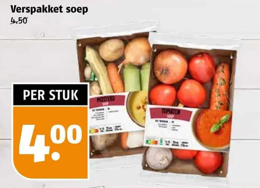 Verspakket soep