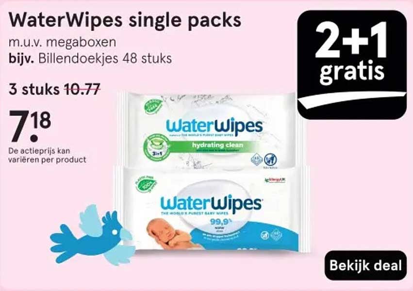 WaterWipes single packs