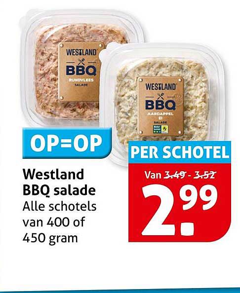 Westland BBQ salade