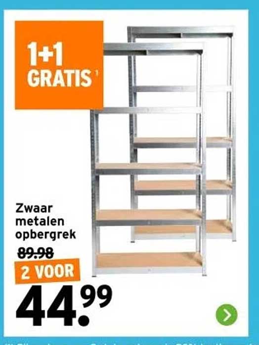 Zwaar metalen opbergrek
