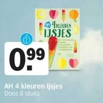 AH 4 kleuren ijsjes