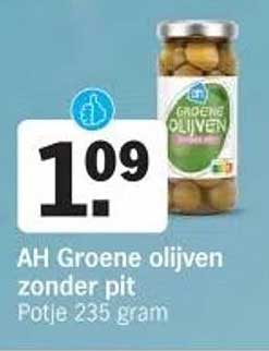 AH Groene olijven zonder pit