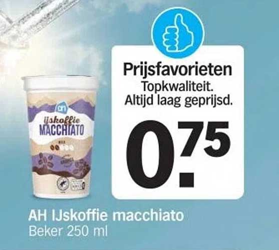 AH Ijskoffie macchiato Beker 250 ml