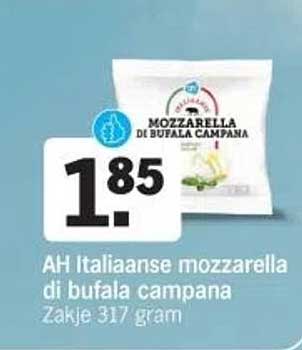 AH Italiaanse mozzarella di bufala campana