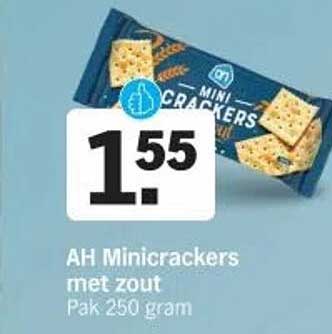 AH Minicrackers met zout