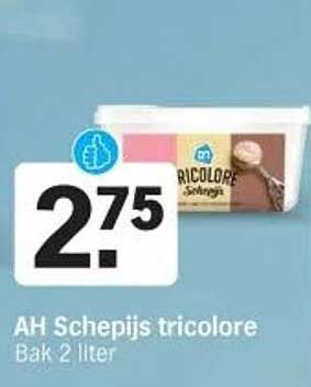 AH Schepijs tricolore Bak 2 liter