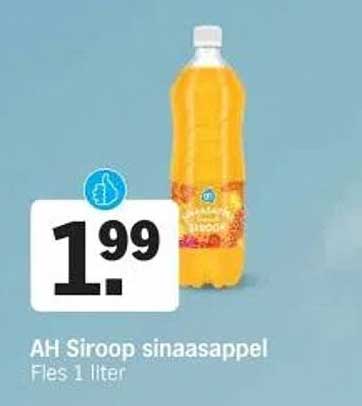 AH Siroop sinaasappel