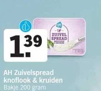 AH Zuivelspread knoflook & kruiden
