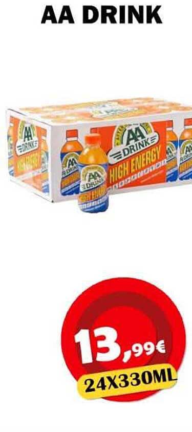 AA Drink High Energy 24x330ml