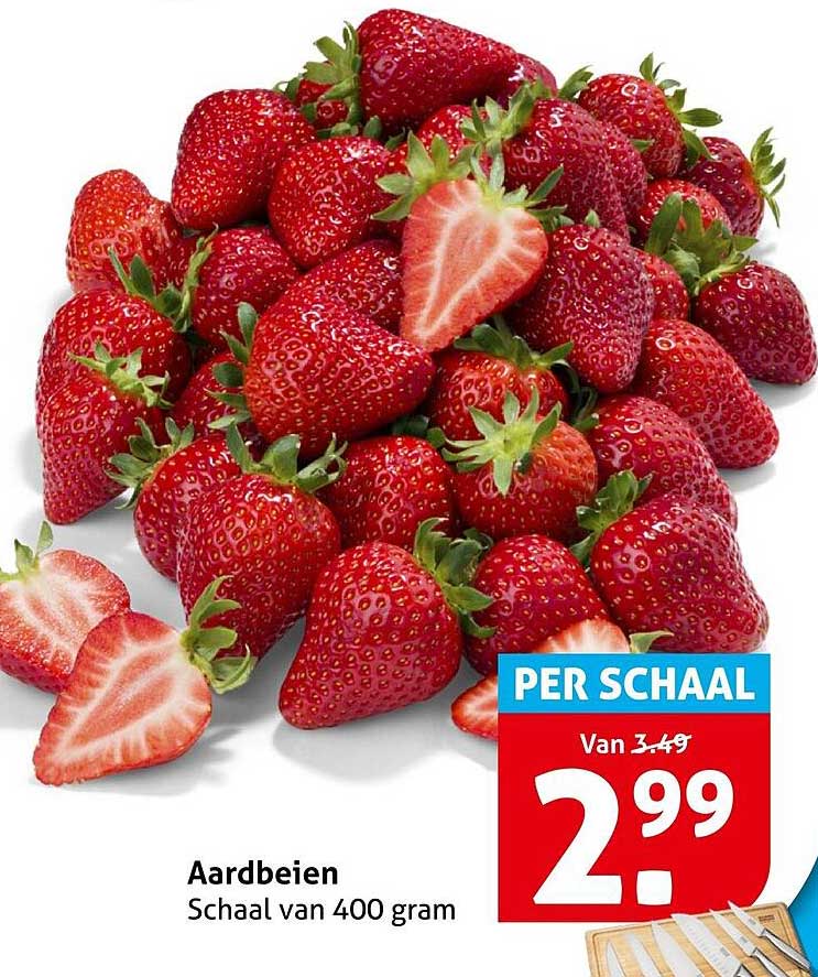 Aardbeien Schaal van 400 gram