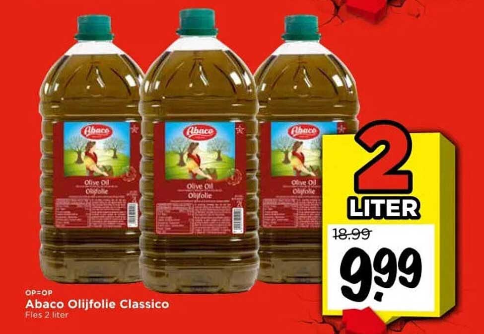 Abaco Olijfolie Classico Flos 2 liter