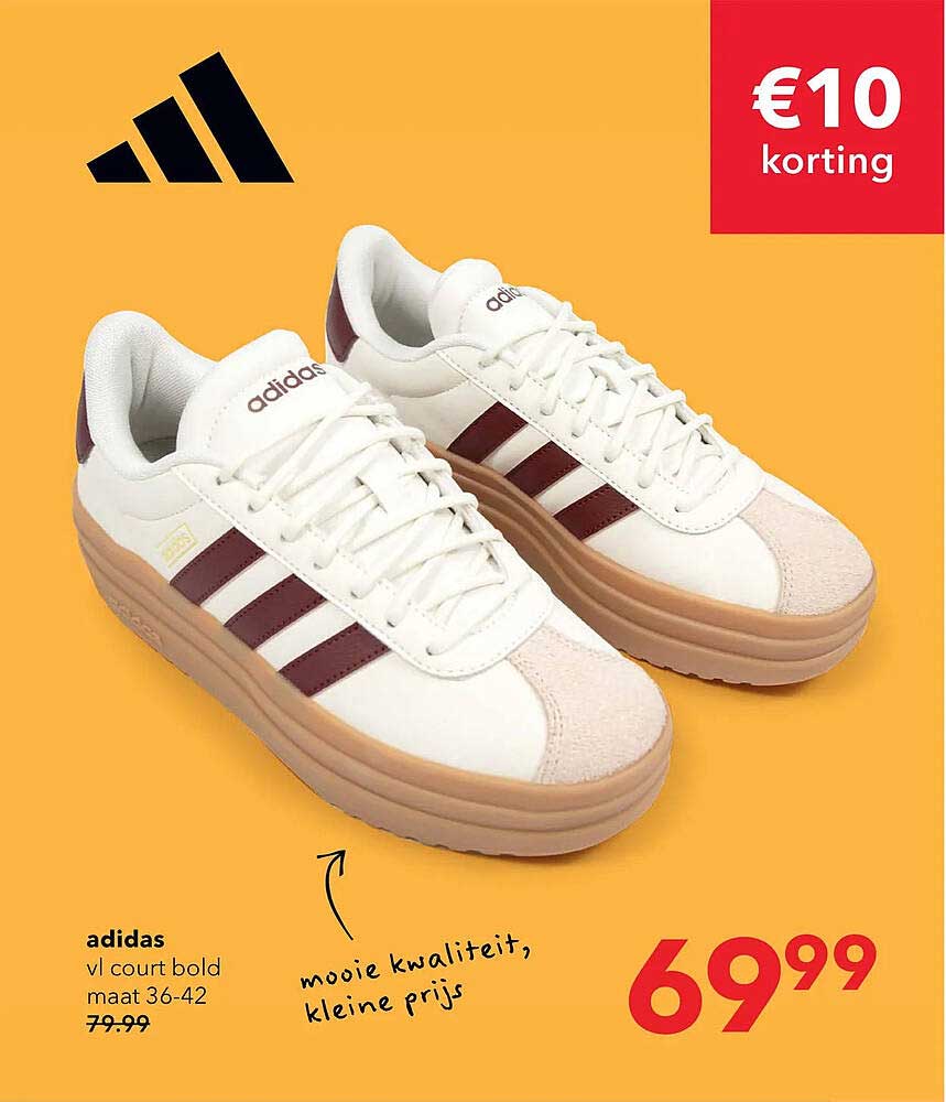 adidas vl court bold maat 36-42