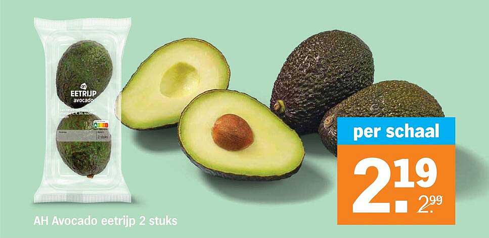 AH Avocado eetrijp 2 stuks