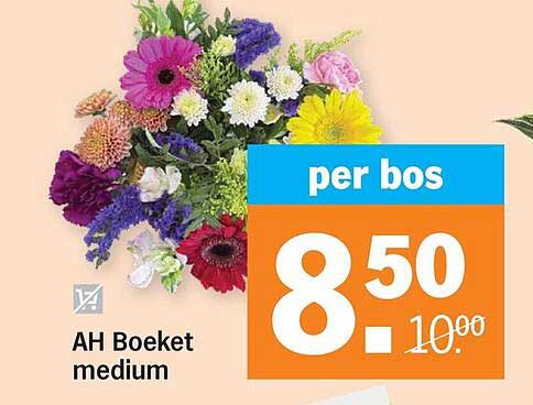 AH Boeket medium per bos