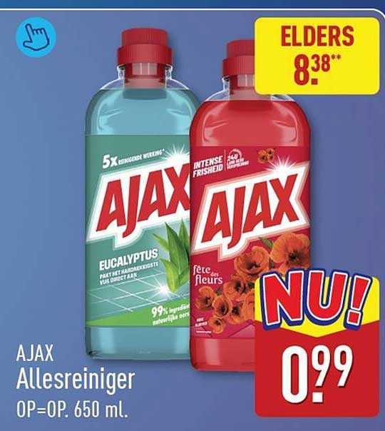 AJAX Allesreiniger OP=OP. 650 ml. NU!