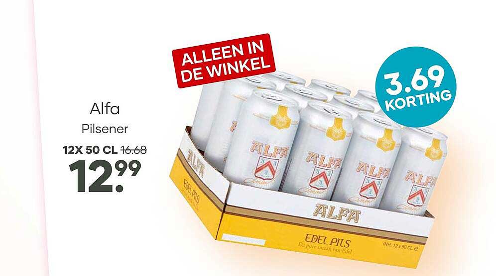 Alfa Pilsener 12X 50 CL