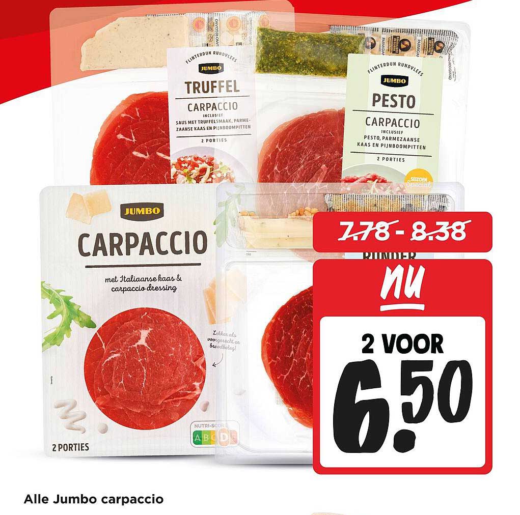 Alle Jumbo carpaccio