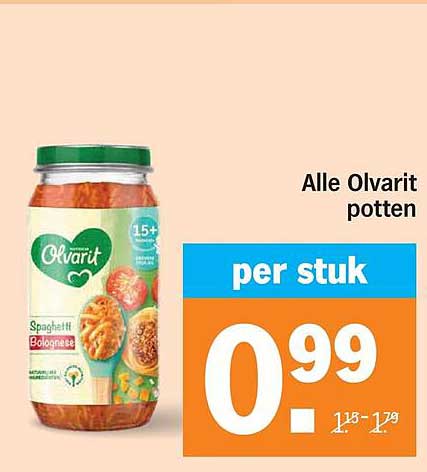 Alle Olvarit potten per stuk