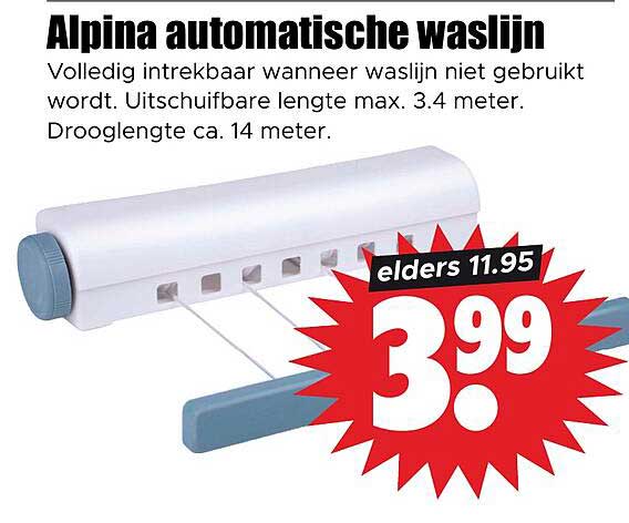 Alpina automatische waslijn