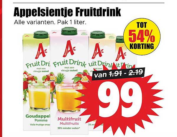 Appelsientje Fruitdrink