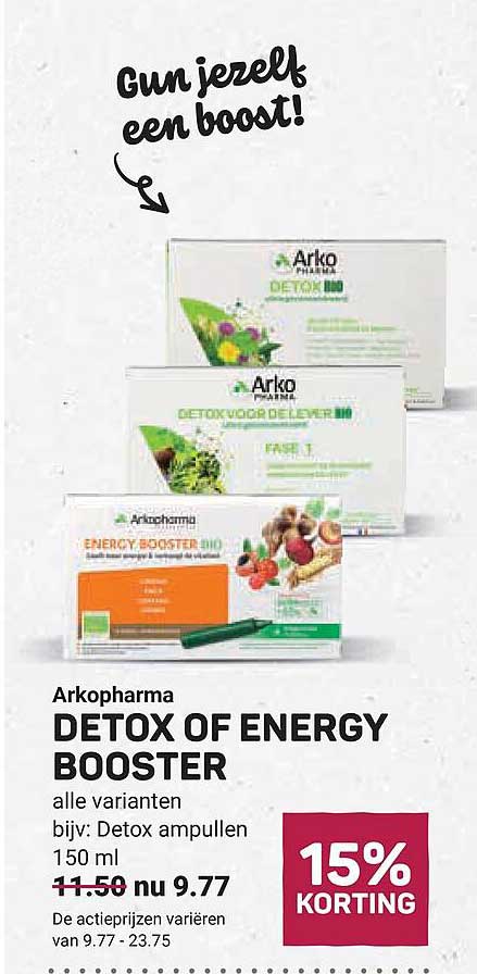 Arkopharma DETOX OF ENERGY BOOSTER