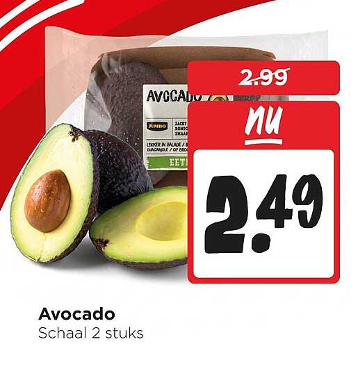 Avocado Schaal 2 stuks