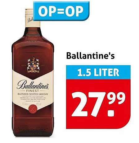 Ballantine's 1.5 liter OP=OP