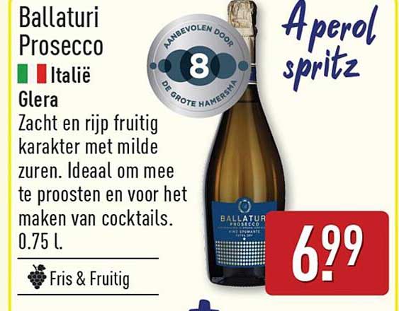 Ballaturi Prosecco Italië Glera