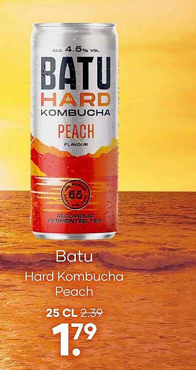 Batu Hard Kombucha Peach