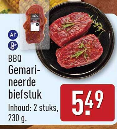 BBQ Gemarineerde biefstuk