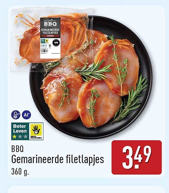 BBQ Gemarineerde filetlapjes