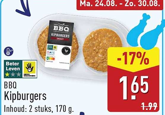 BBQ Kipburgers