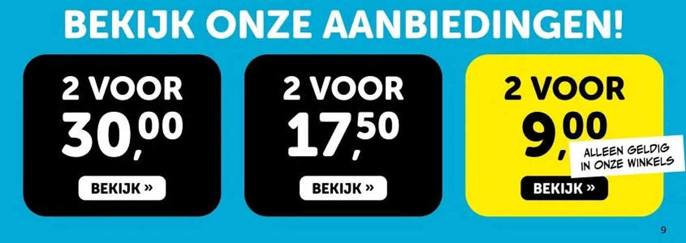 Bekijk onze aanbiedingen!