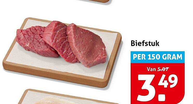 Biefstuk PER 150 GRAM