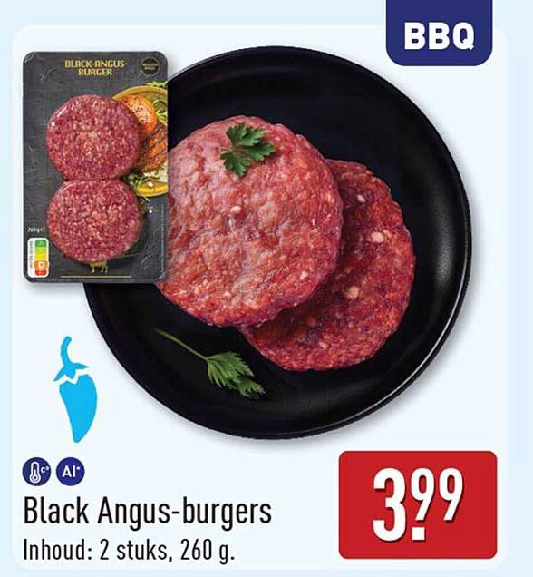 Black Angus-burgers