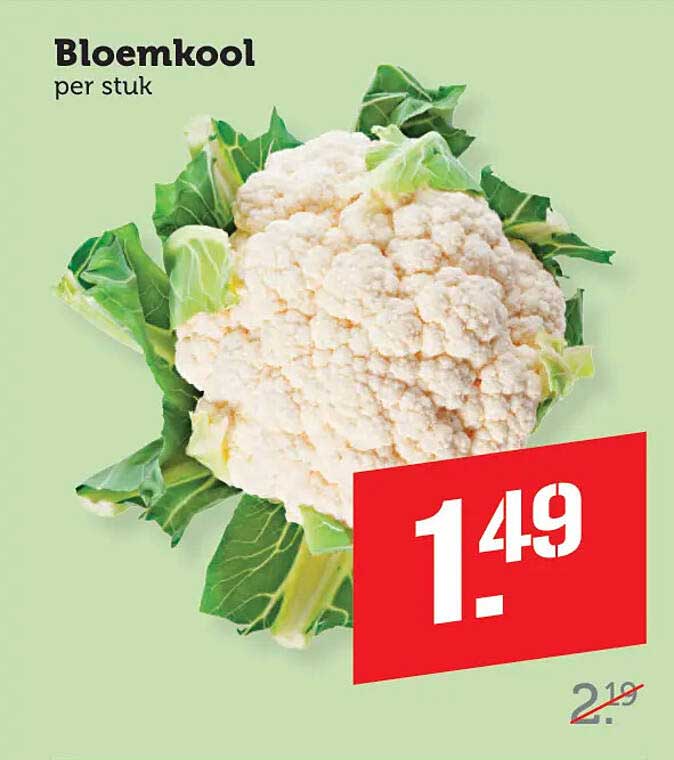 Bloemkool per stuk