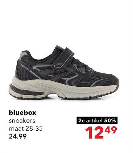 bluebox sneakers maat 28-35 2e artikel 50%