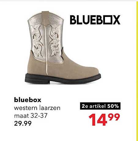 bluebox western laarzen maat 32-37 2e artikel 50%