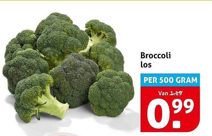 Broccoli los PER 500 GRAM