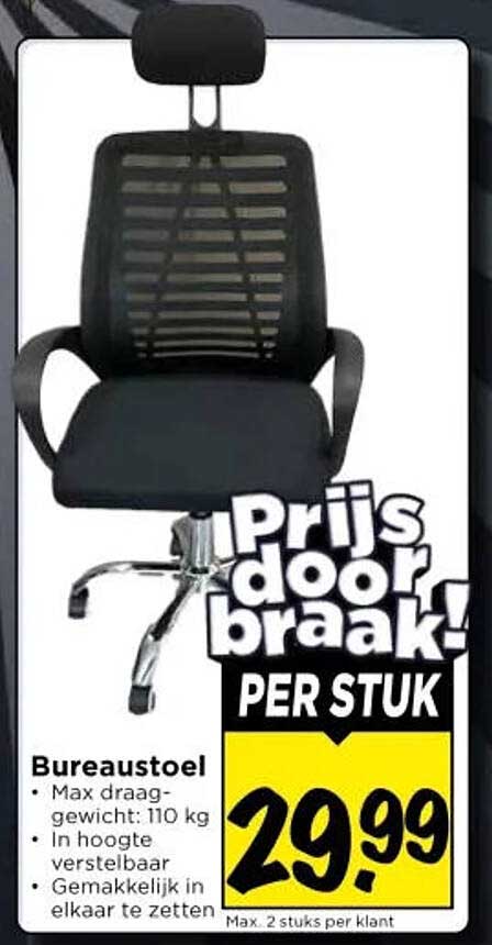 Bureaustoel Prijs doorbraak! PER STUK