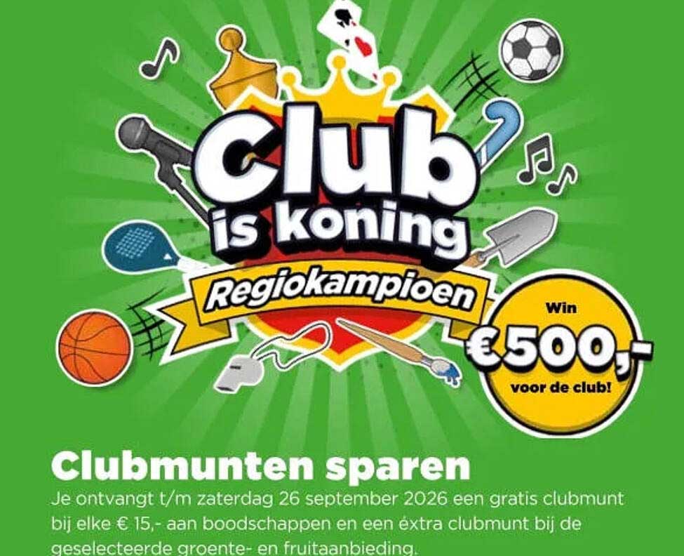 Clubmunten sparen
