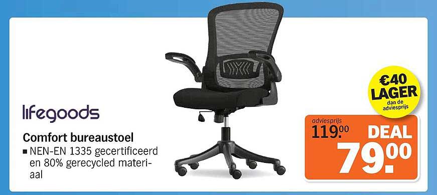 Comfort bureaustoel