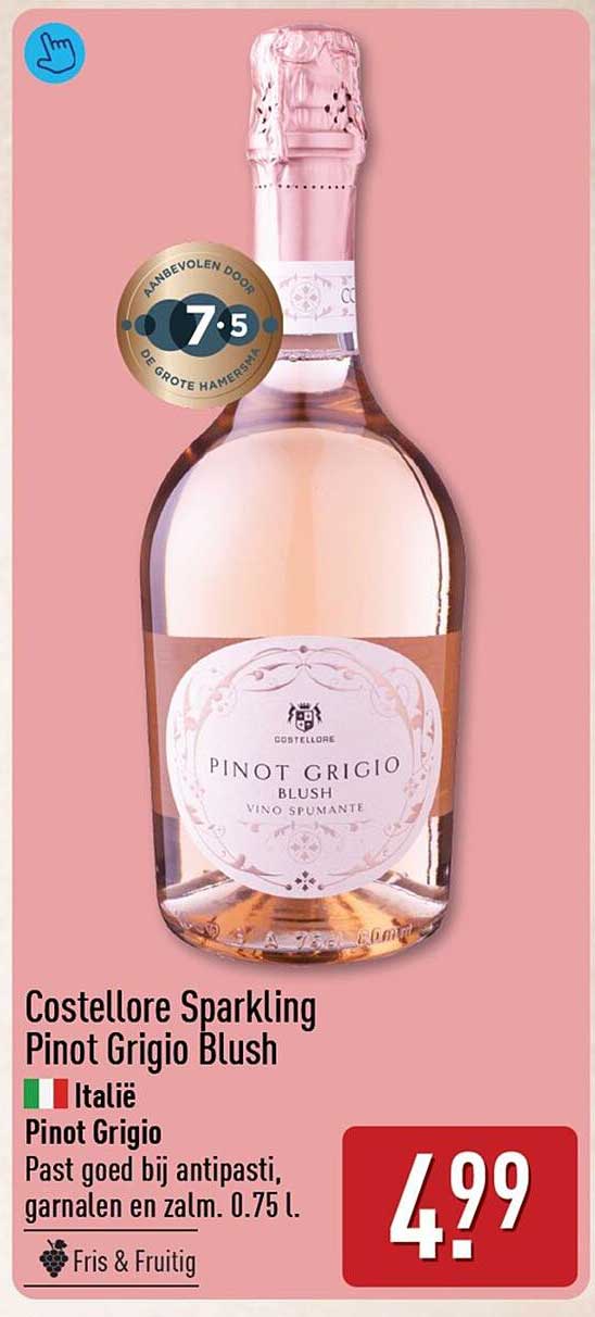 Costellore Sparkling Pinot Grigio Blush