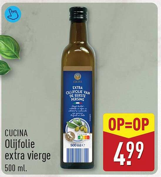 Cucina Olijfolie extra vierge 500 ml OP=OP