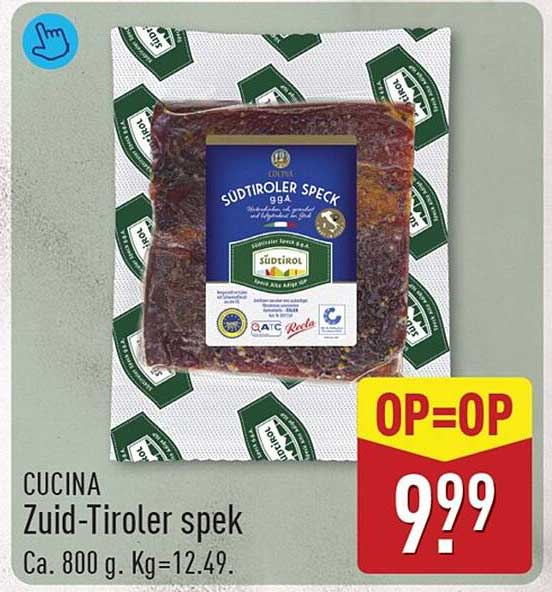 Cucina Zuid-Tiroler spek