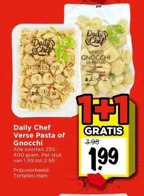 Daily Chef Verse Pasta of Gnocchi 1+1 GRATIS