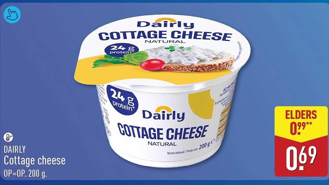 DAIRLY Cottage cheese OP=OP. 200 g.