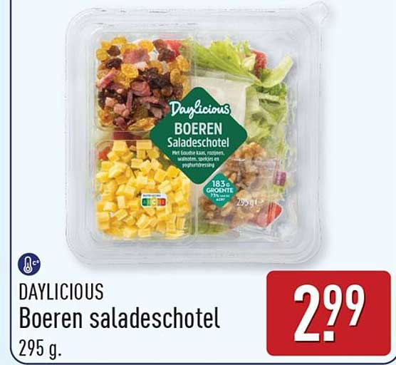 DAYLICIOUS Boeren saladeschotel 295 g.