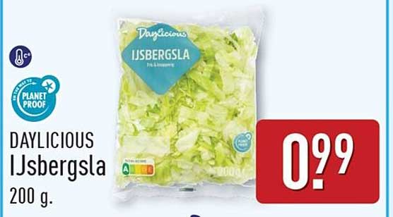 DAYLICIOUS IJsbergsla 200 g.