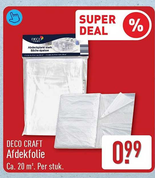 DECO CRAFT Afdekfolie SUPER DEAL